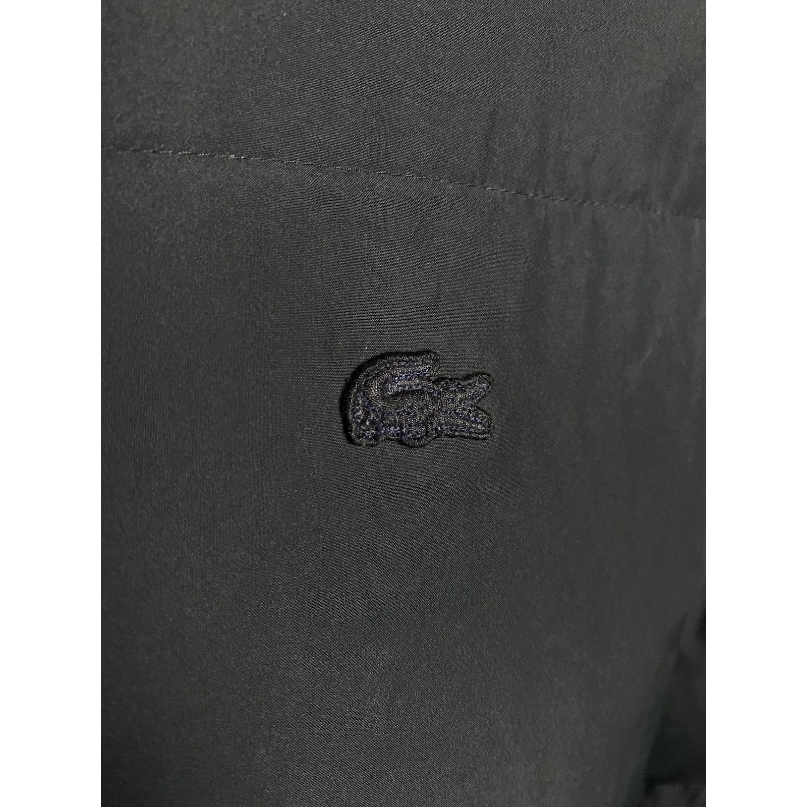 Lacoste Lacoste Big Logo Men's Black Down Insulated Puffer Jacket Si Size US XL / EU 56 / 4 - 10 Thumbnail