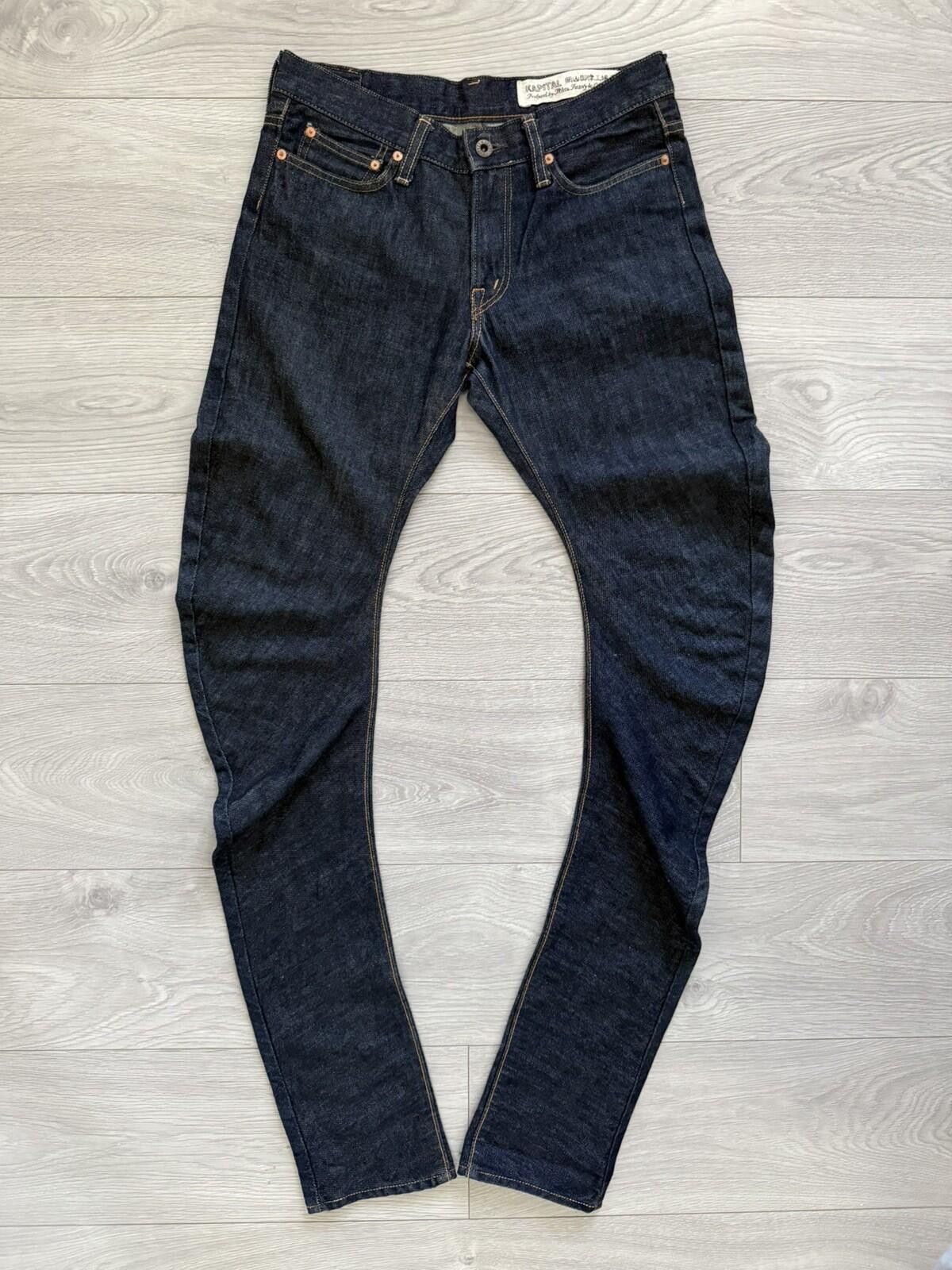 Kapital Kapital Banana Leg Indigo Blue Stacked Denim Jeans Size 30 Size US 30 / EU 46 - 5 Thumbnail