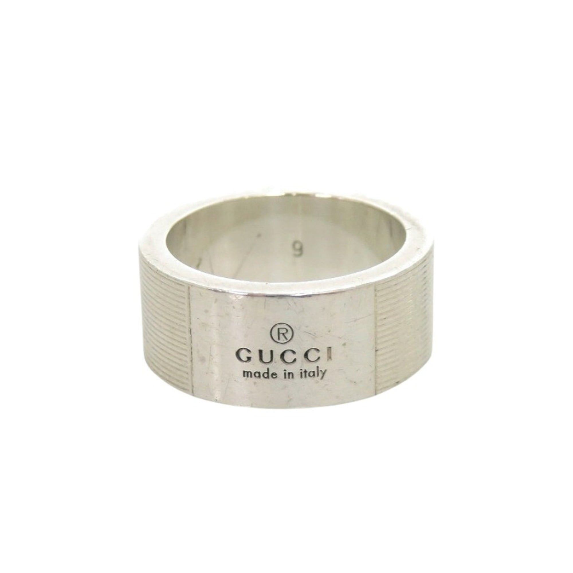 Gucci Excellent condition Gucci logo ring, size 9, sterling silver (925), 1757GUCCI Size ONE SIZE - 1 Thumbnail