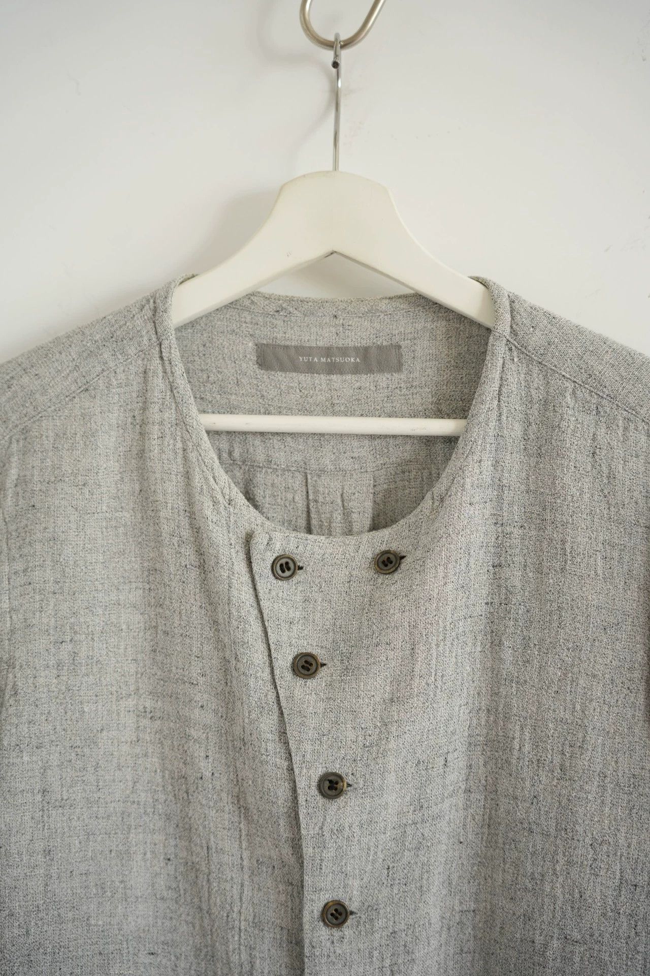 Other Yuta Matsuoka Multi-Button Linen Blend Shirt Size US S / EU 44-46 / 1 - 3 Thumbnail