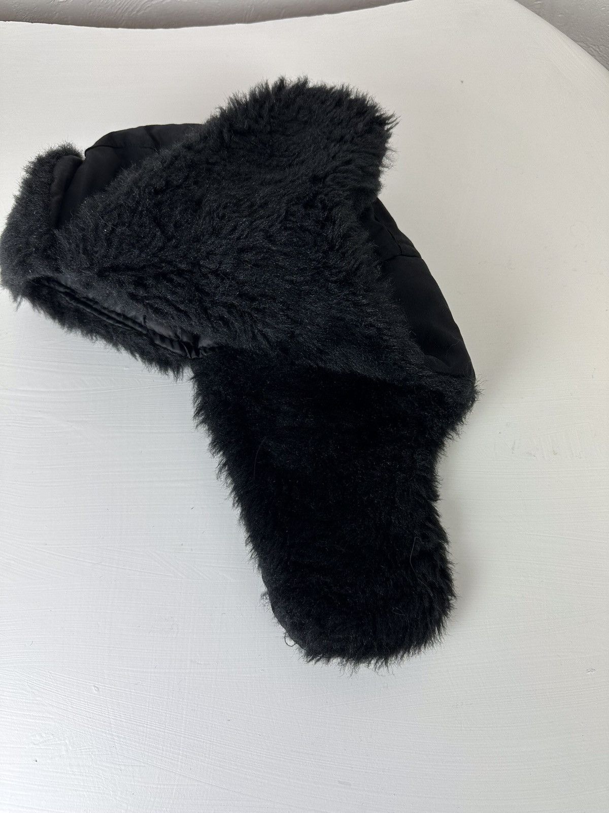 Hysteric Glamour × Vintage Crazy Y2K Mohair Fuzzy Hat Ushanka Punk Winter Size ONE SIZE - 5 Thumbnail