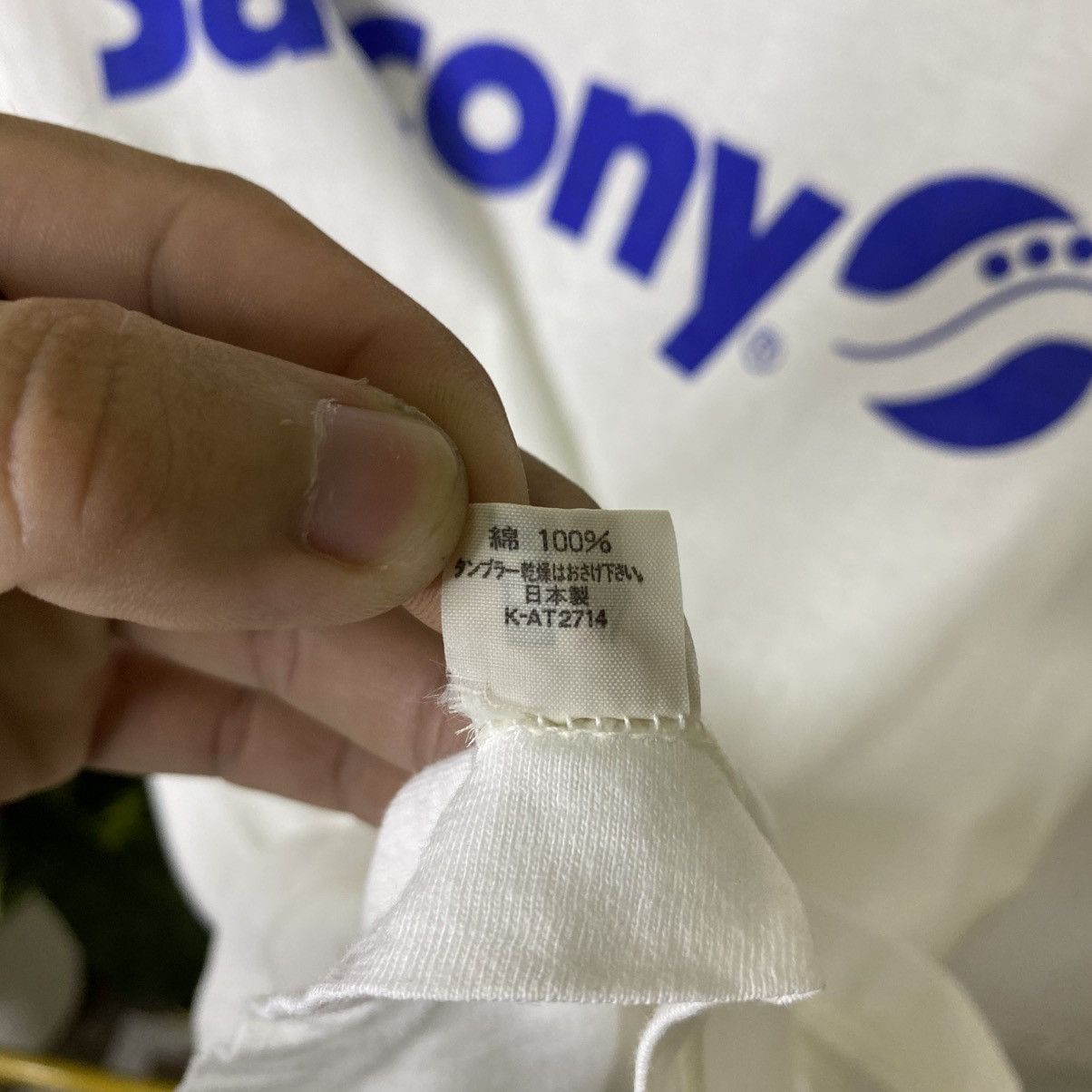 Saucony Vintage 1980s Saucony OG Logo T Shirt Size US M / EU 48-50 / 2 - 5 Thumbnail