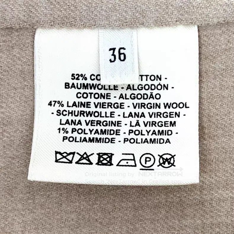 Hermes Hermes Beige cotton hooded zip-up long-sleeve jacket Size XS / US 0-2 / IT 36-38 - 6 Thumbnail