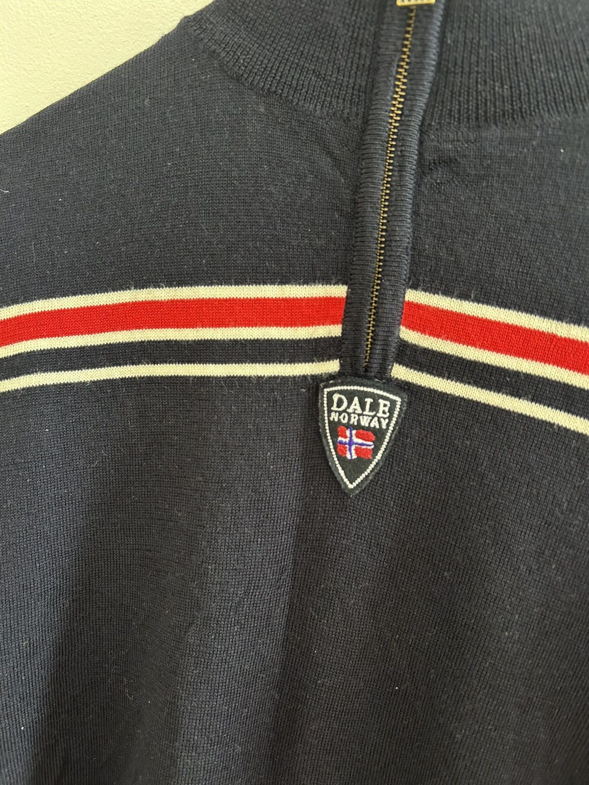Dale Of Norway Vintage Dale Of Norway 1/4 zip wool sweater Size US L / EU 52-54 / 3 - 3 Thumbnail