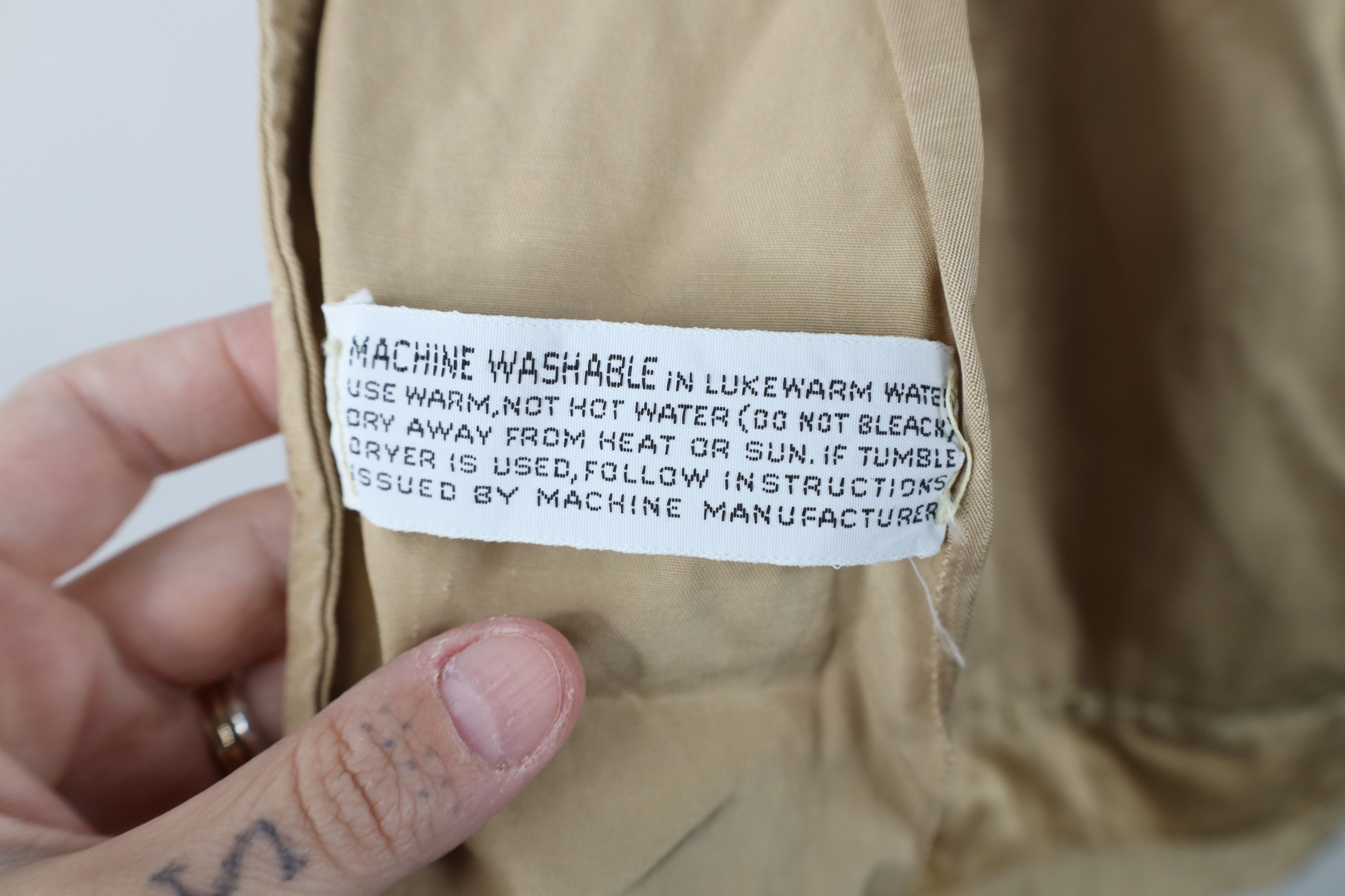 Vintage Vintage 70s Streetwear Rayon Gabardine Safari Bush Jacket Size US L / EU 52-54 / 3 - 12 Thumbnail