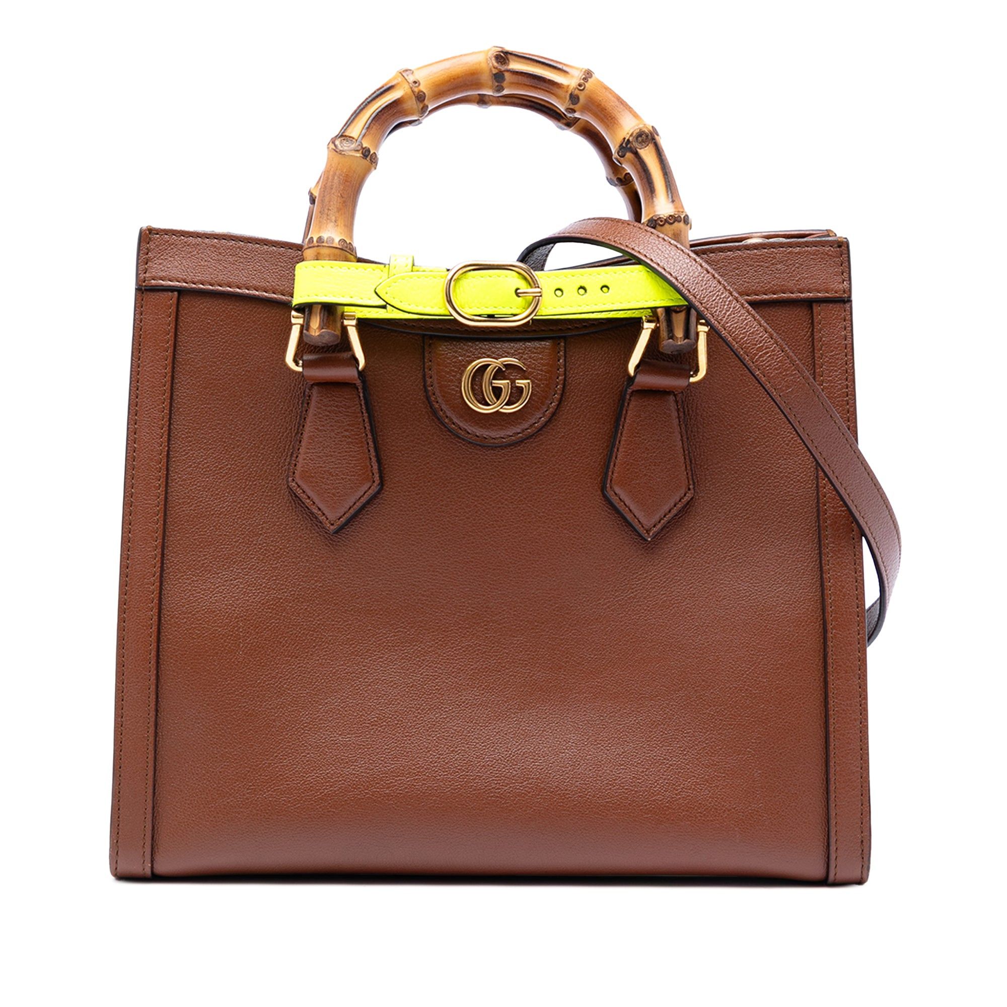 Gucci Medium Leather Bamboo Diana Satchel Size ONE SIZE - 1 Thumbnail