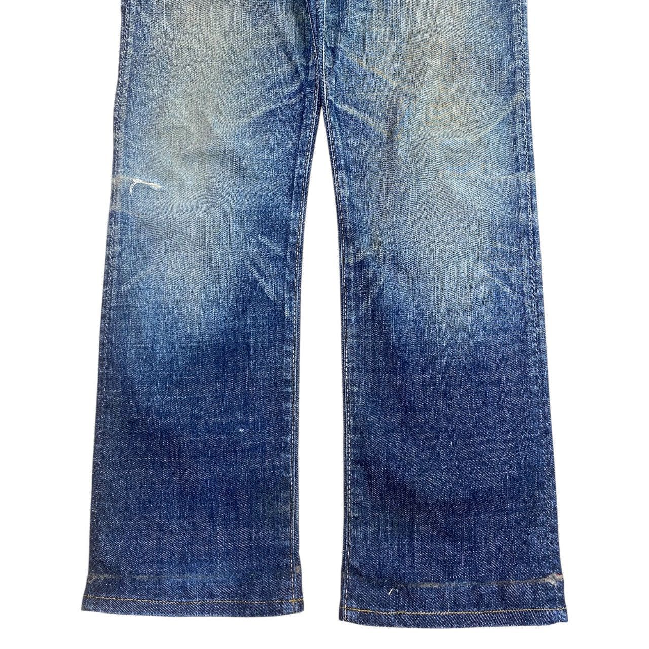 Other Japanese Brand Whiskers Faded Wash Style Loose Jeans Size US 33 - 9 Thumbnail