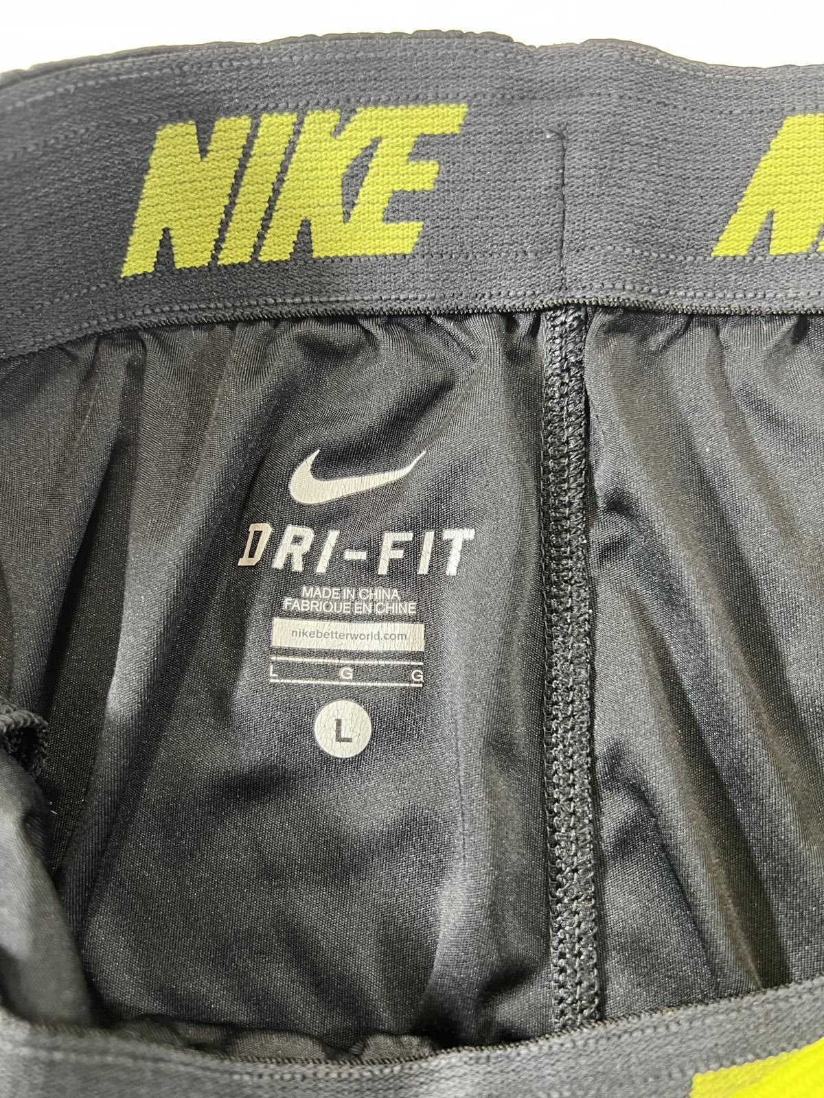 Nike Nike Men's Athletic Shorts Black with Yellow Accents Size US 34 / EU 50 - 4 Thumbnail
