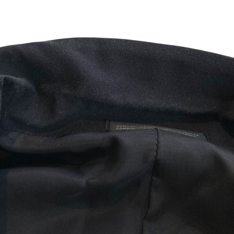 Yohji Yamamoto BLACK Scandal Yohji Yamamoto peak lapel zip jacket Size US L / EU 52-54 / 3 - 5 Thumbnail