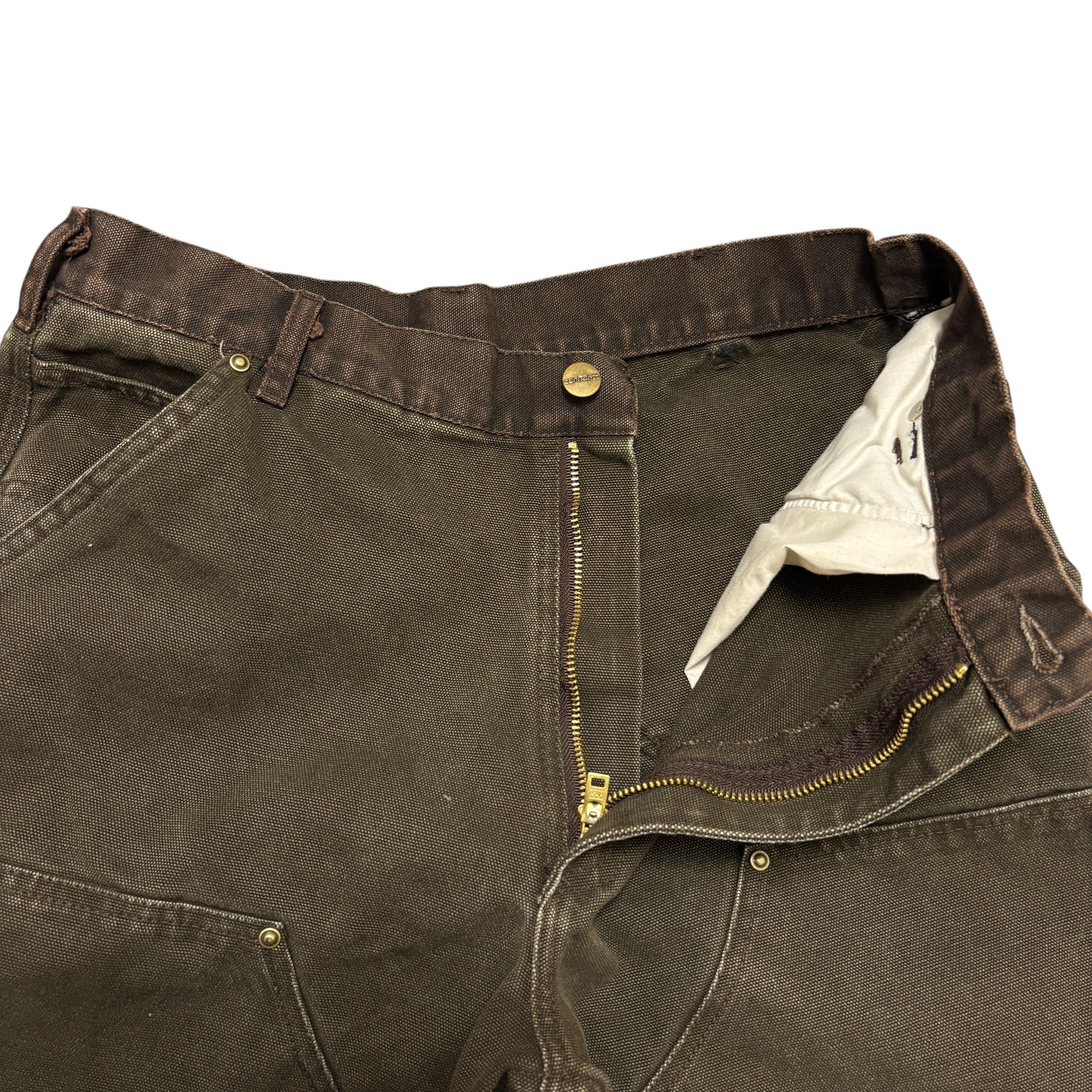 Carhartt Carhartt Double Knee Pants Brown 32x32 Size US 32 / EU 48 - 7 Thumbnail