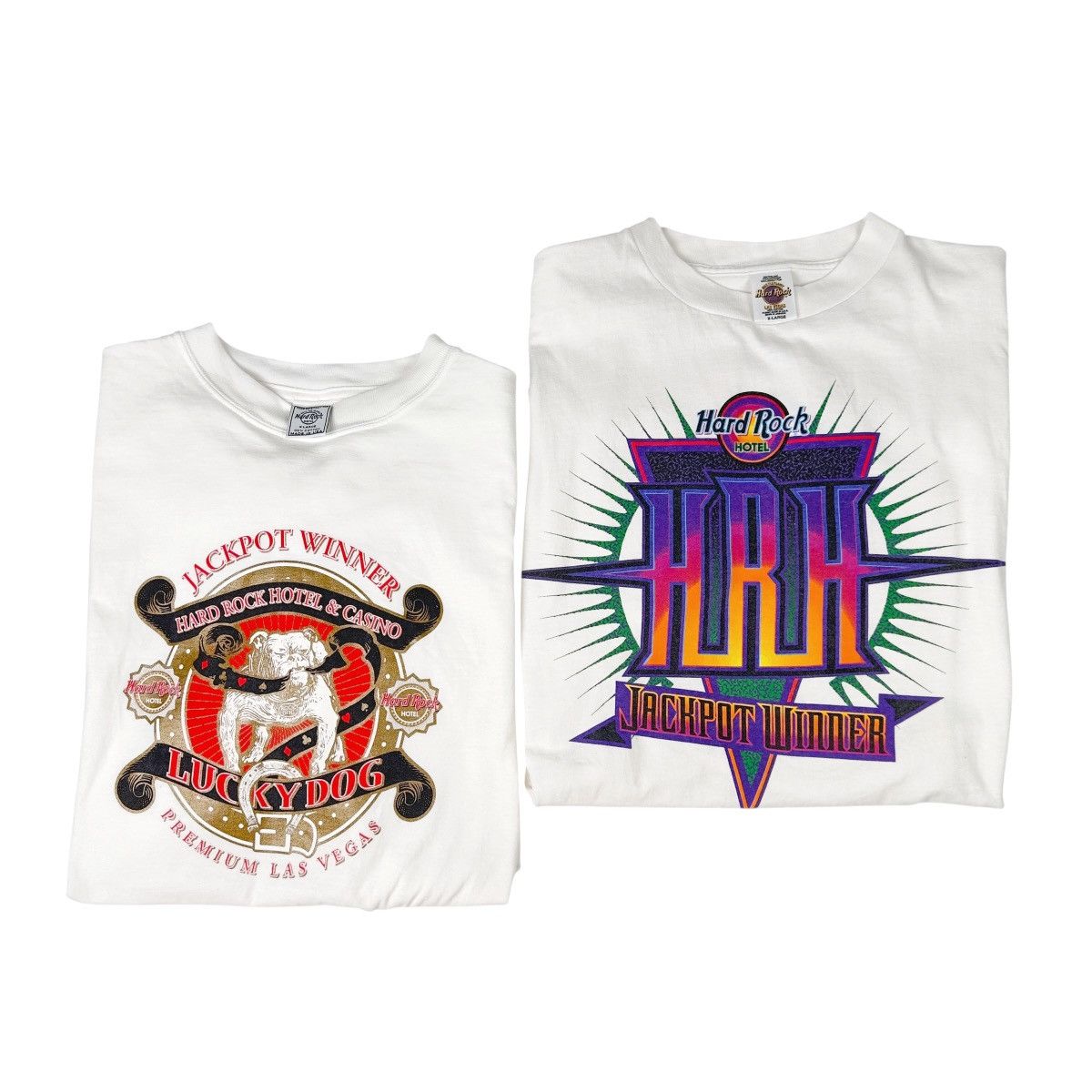 Hard Rock Cafe Lot Of 2 Vintage Hard Rock Hotel Casino Las Vegas Shirts XL Size US XL / EU 56 / 4 - 1 Thumbnail