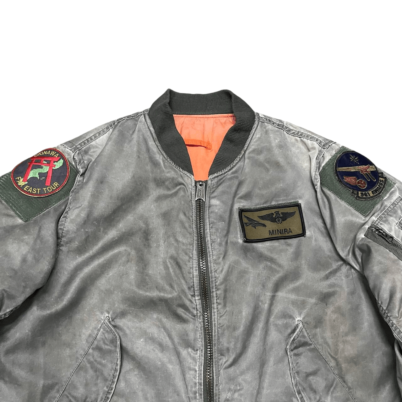 Vintage Vintage 80's Flyers Intermediate Ma 1 Bomber Jacket Military Size US M / EU 48-50 / 2 - 2 Thumbnail