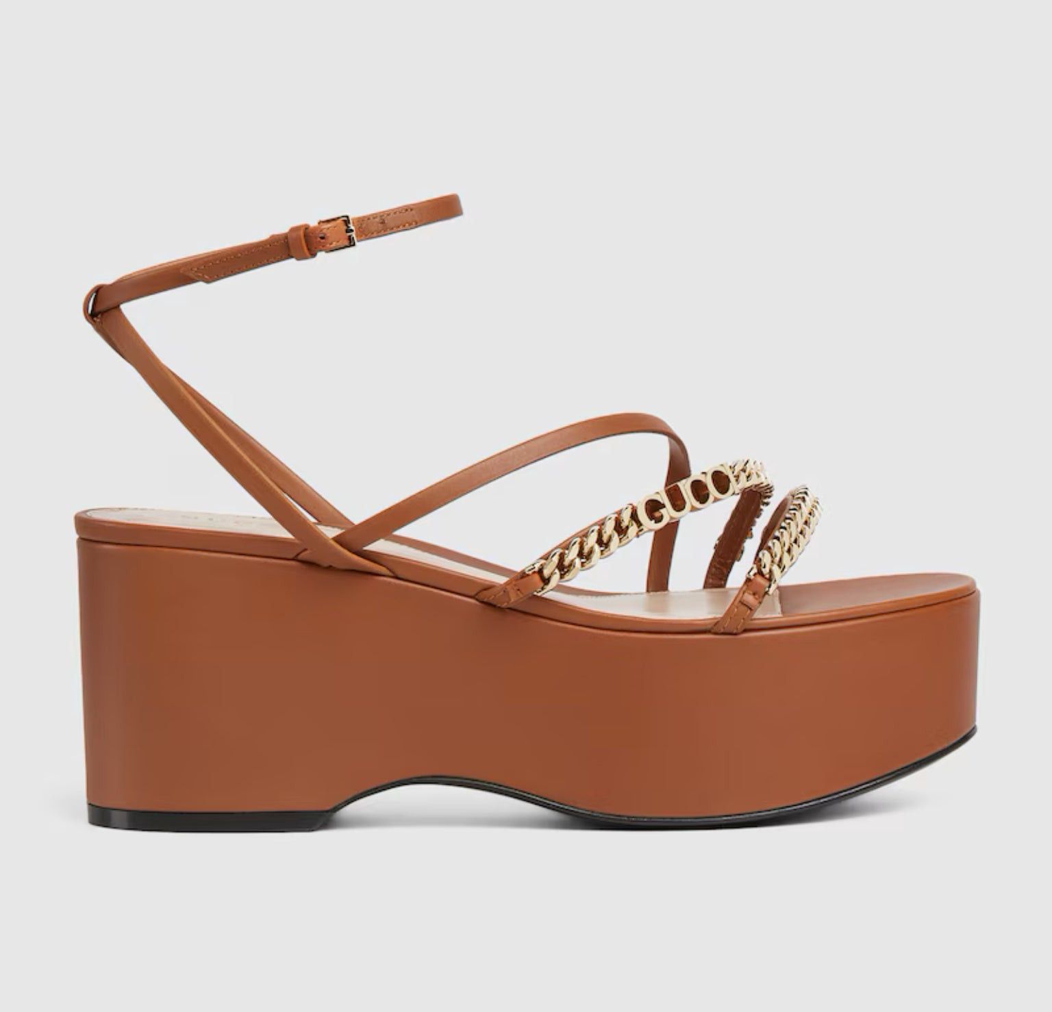 Gucci Signoria Flatform Sandals SIZE 38