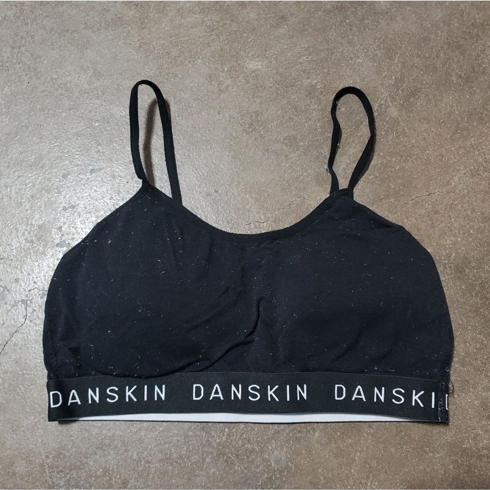 Other Black | DANSKIN | Logo Banded Sport Bra Size ONE SIZE - 1 Thumbnail