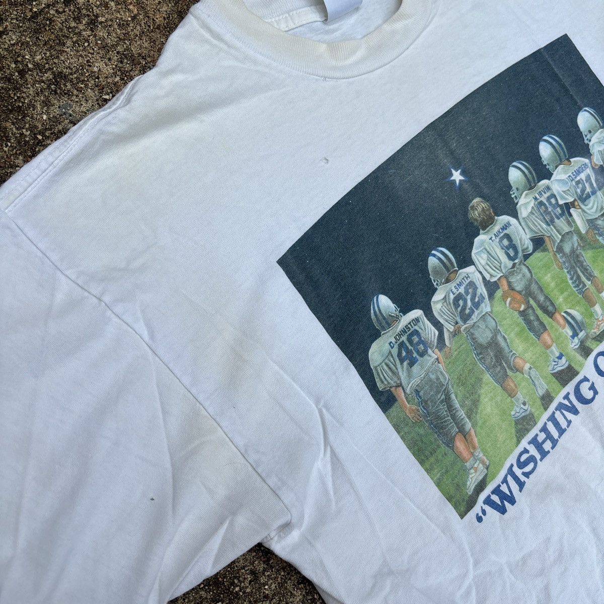 Vintage vintage 90s dallas cowboys “wishing on a star” t-shirt Size US L / EU 52-54 / 3 - 2 Thumbnail