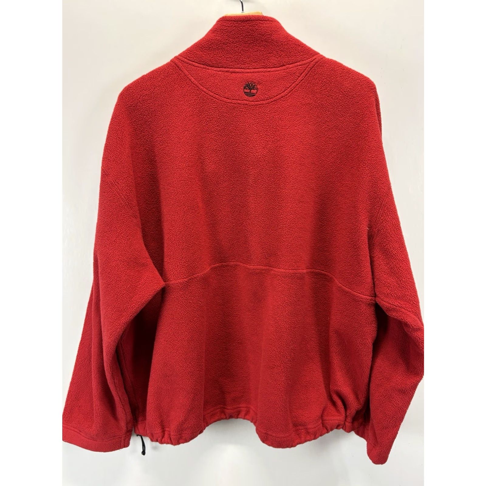 Timberland VINTAGE Timberland Jacket Mens XL Red Fleece Full Zip 90s Polyester Solid Zip Jacket Size US XL / EU 56 / 4 - 3 Thumbnail