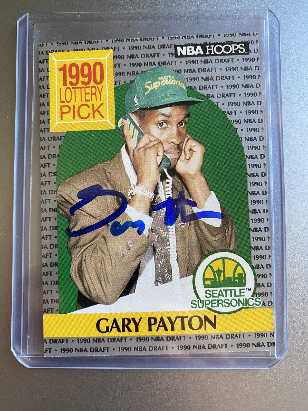 NBA Nba hall of fane Gary Payton signed rookie card Size ONE SIZE - 1 Preview