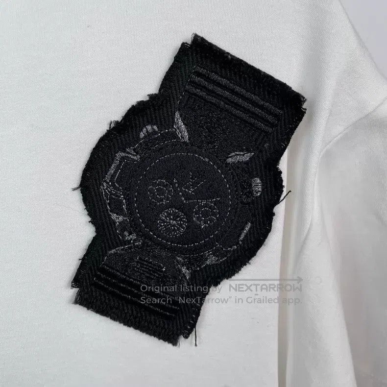Louis Vuitton Louis Vuitton White Logo Embroidered Crew Neck Short Sleev Size US S / EU 44-46 / 1 - 3 Thumbnail