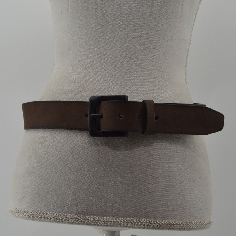 Other American Bison Brown Leather Belt Durable Mens Classic Sz 32 Size 32 - 10 Thumbnail