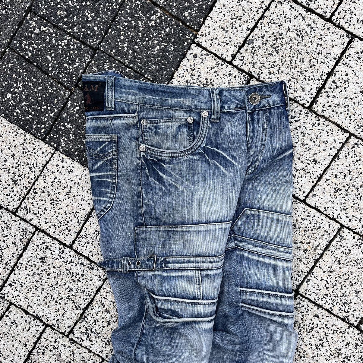 Japanese Brand × Vintage Bandage Vintage Japan Style Avant Garde Pants Jeans Opium Size US 32 / EU 48 - 10 Thumbnail