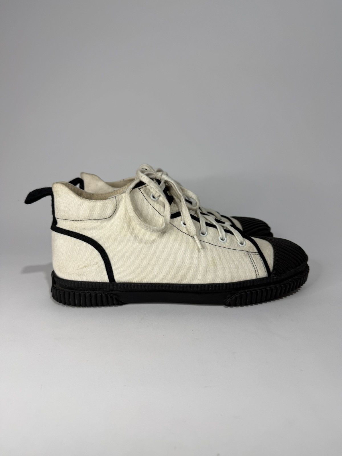 Loewe Loewe Canvas Colorblock Pattern Sneakers Size 41 EU Size US 9 / EU 42 - 3 Thumbnail