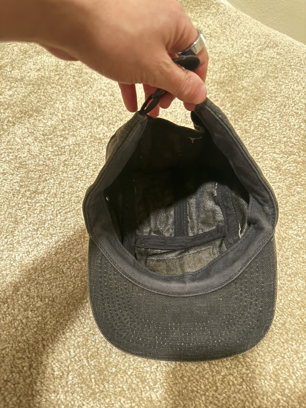 Supreme Surpeme Checker Camp Cap Size ONE SIZE - 4 Thumbnail