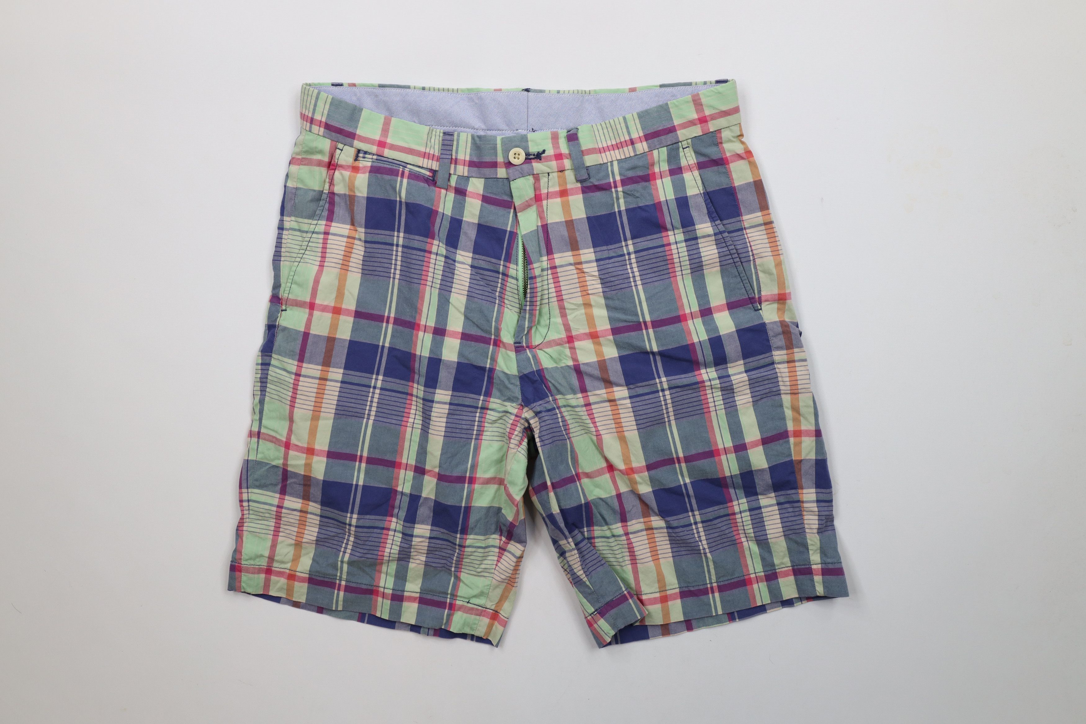 Ralph Lauren × Vintage Vintage 90s Polo Golf Ralph Lauren Rainbow Chino Shorts Size US 31 - 1 Thumbnail