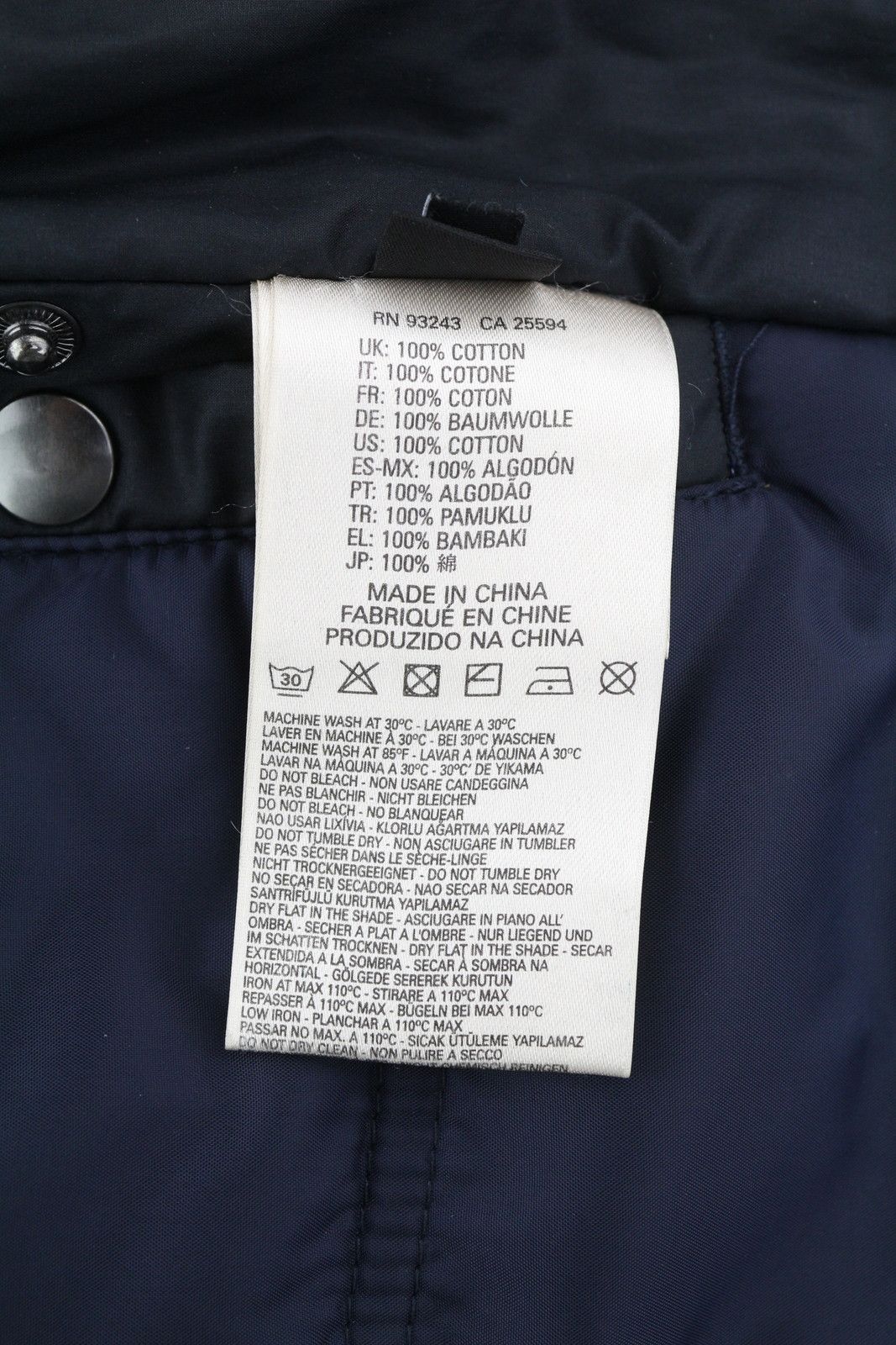 Diesel M Black Full Zip Hooded Insulated Drawstring Pockets 86369 Size US M / EU 48-50 / 2 - 8 Thumbnail