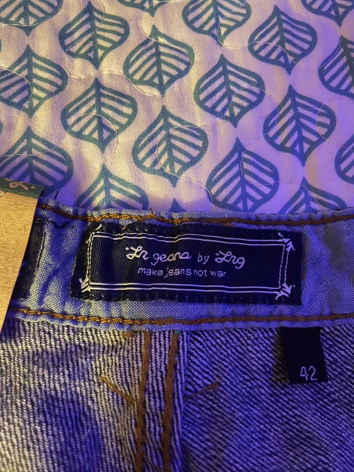 Japanese Brand × Vintage New LR Geans Size 42x34 Jeans LRG Embroidered Pockets Baggy Size US 42 / EU 58 - 7 Thumbnail