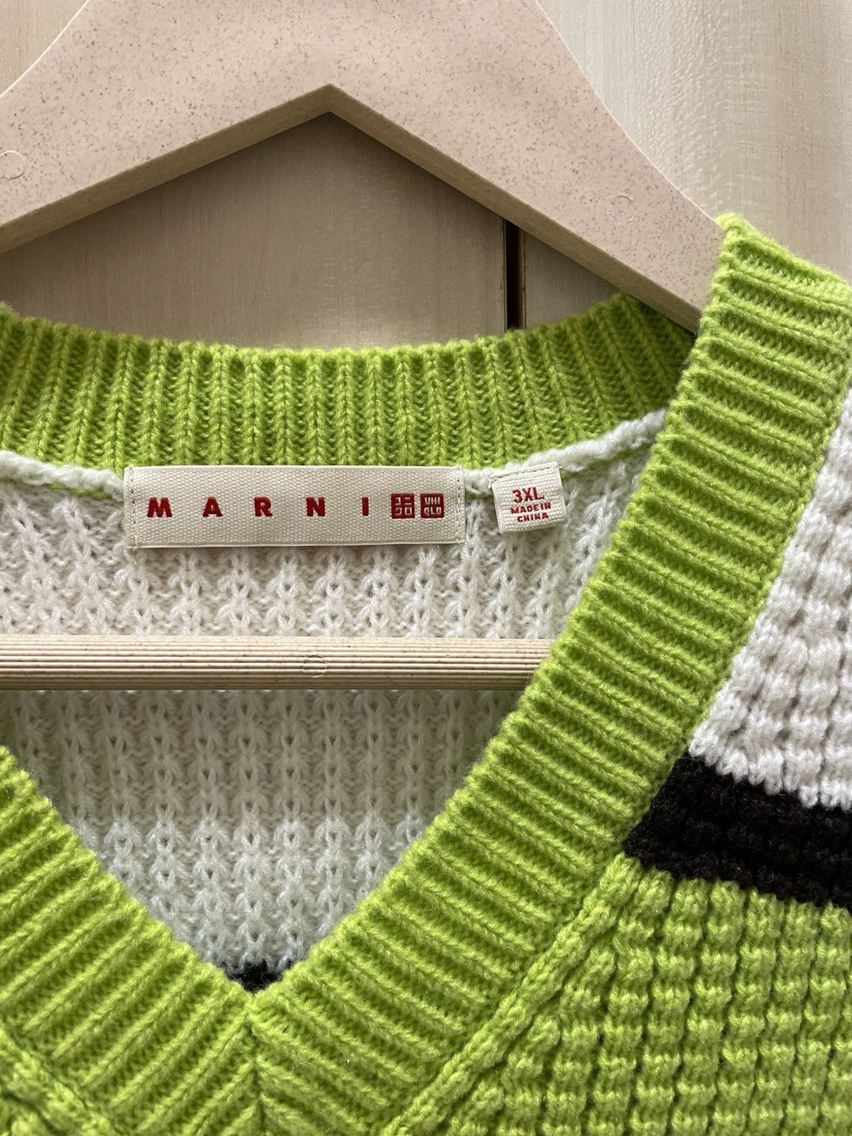 Marni × Uniqlo Marni Uniqlo Set Balaclava & Vest Popcorn Knit Sweater Size US M / EU 48-50 / 2 - 9 Thumbnail