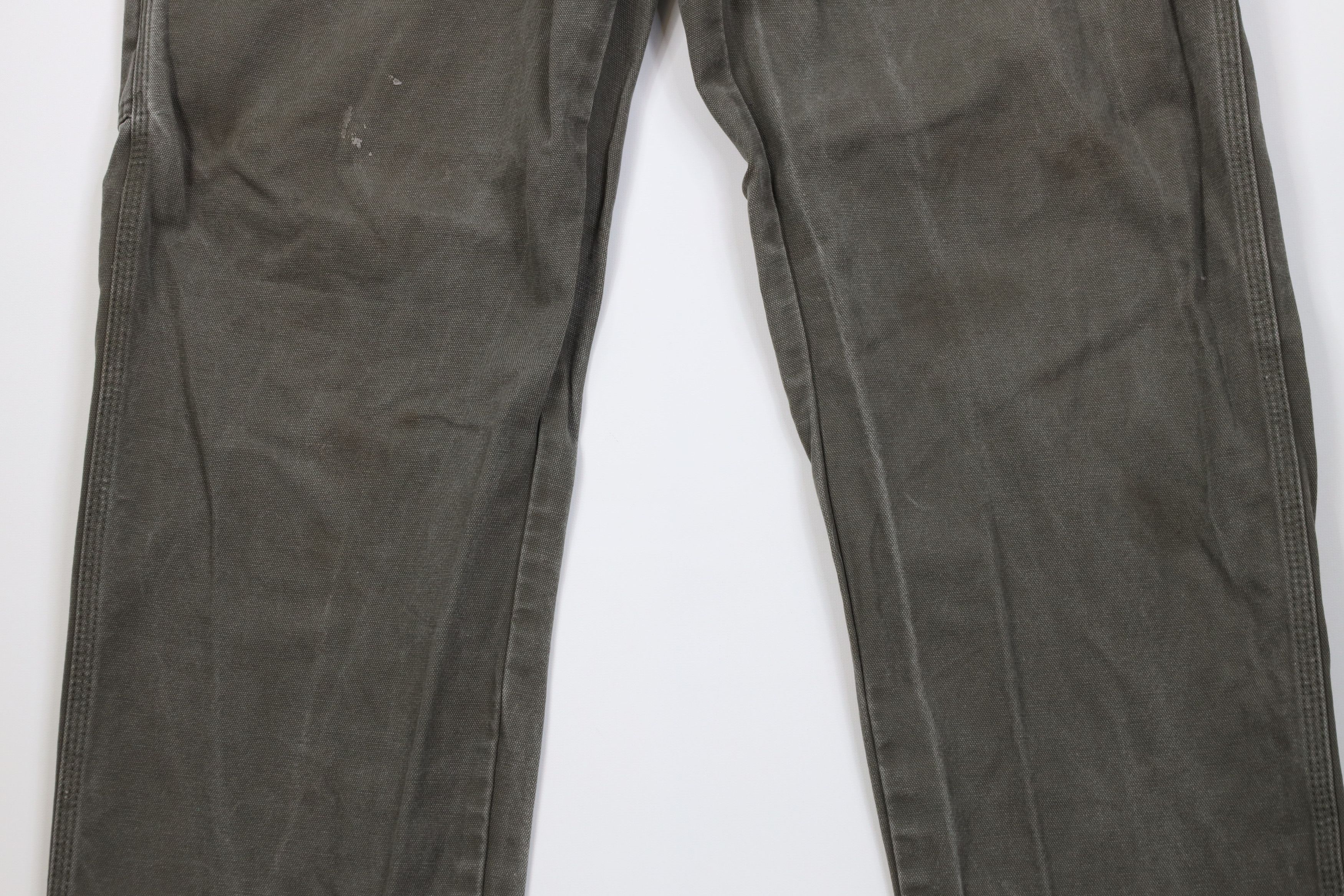 Dickies Vintage Y2K Dickies Wide Leg Canvas Dungaree Pants Green Size US 38 / EU 54 - 3 Thumbnail