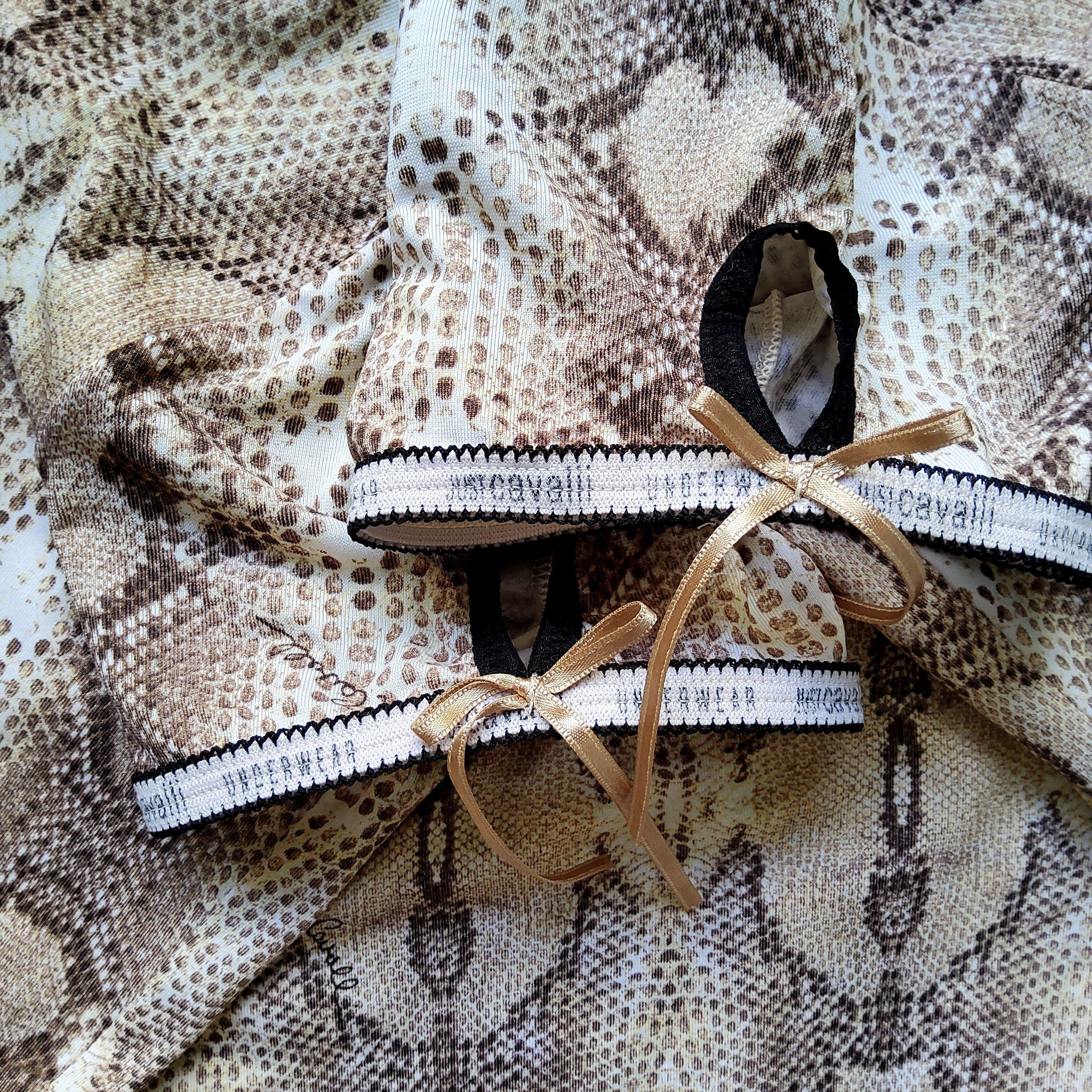 Roberto Cavalli Roberto Cavalli vintage y2k coquette snakeprint lingerie top Size M / US 6-8 / IT 42-44 - 8 Thumbnail