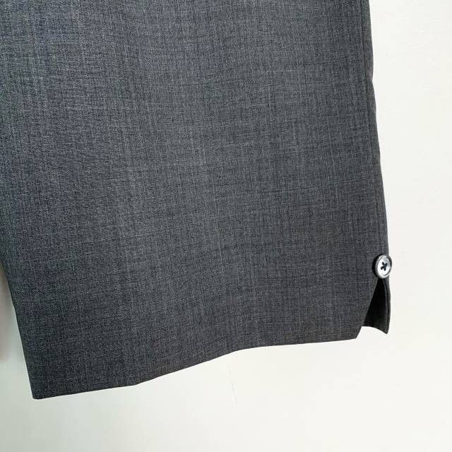 Thom Browne Thom Browne Mens Grey Wool Casual Shorts Size 44 Button Deta Size US 44 / EU 60 - 7 Thumbnail