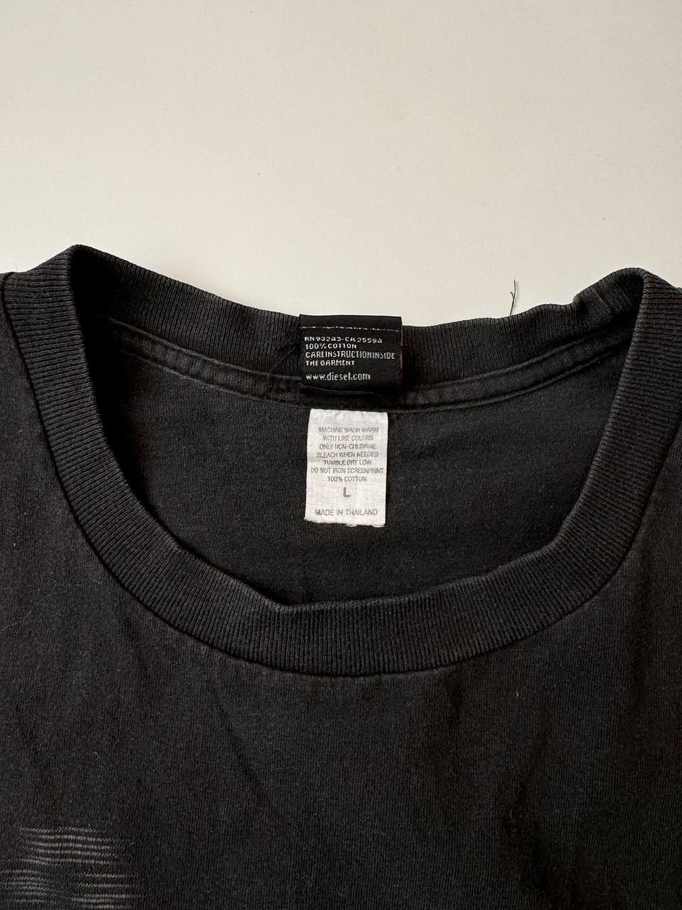 Diesel Diesel vintage big logo black t-shirt L sz Size US L / EU 52-54 / 3 - 4 Thumbnail