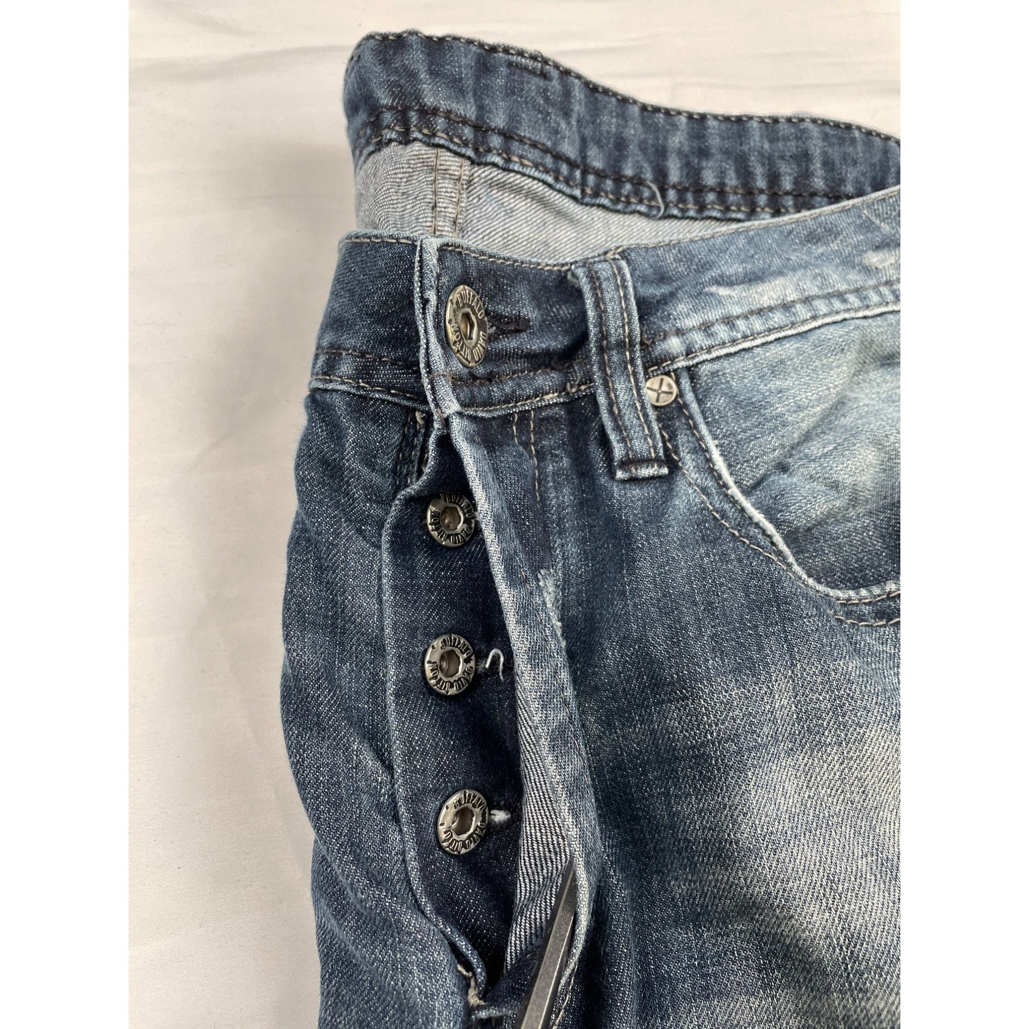 Buffalo David Bitton Buffalo David BItton Men's Blue Jeans Wide Leg Size 34x32 SK Size US 34 / EU 50 - 5 Thumbnail