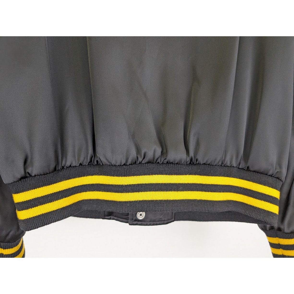 Celine o1rshd1 Bomber Jacket in Black/Yellow Size US S / EU 44-46 / 1 - 12 Thumbnail