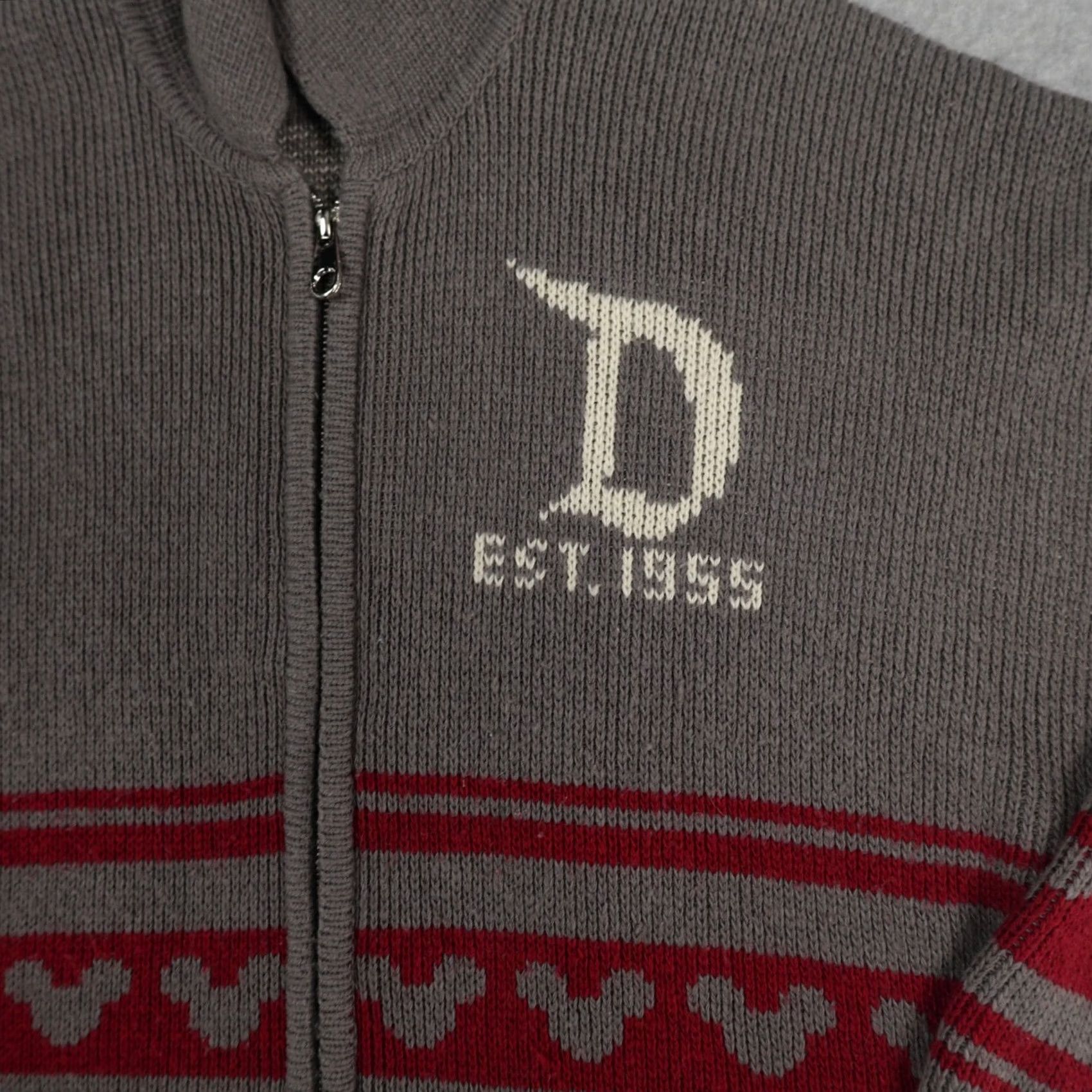 Disney Disney Spirit Jersey Sweater Shirt Mickey Mouse Gray Small Men Boys Jacket Knit Zip Full Zip Vintage (if applicable) Size US S / EU 44-46 / 1 - 6 Thumbnail