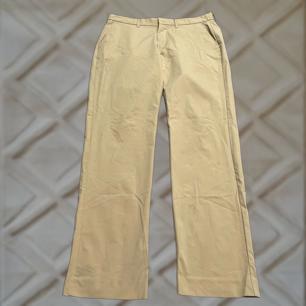 J.Crew J.Crew Thompson Flex Tapered Leg Pants Mens 32x32 Khaki Brown Flat Front Classic Size US 32 / EU 48 - 1 Thumbnail