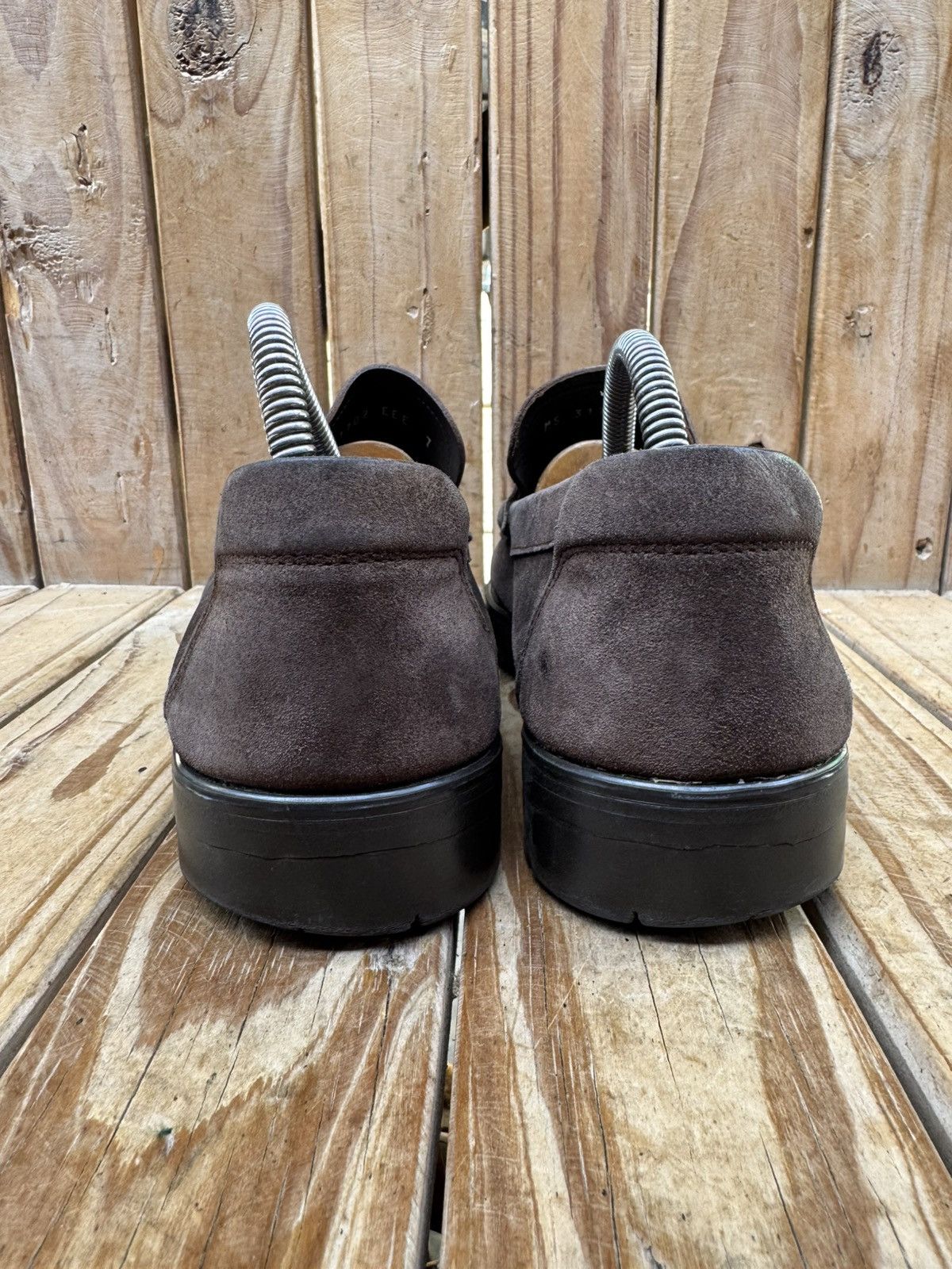 Salvatore Ferragamo Salvatore Ferragamo brown suede leather loafers EUR 42 EE Size US 8 / EU 41 - 7 Thumbnail