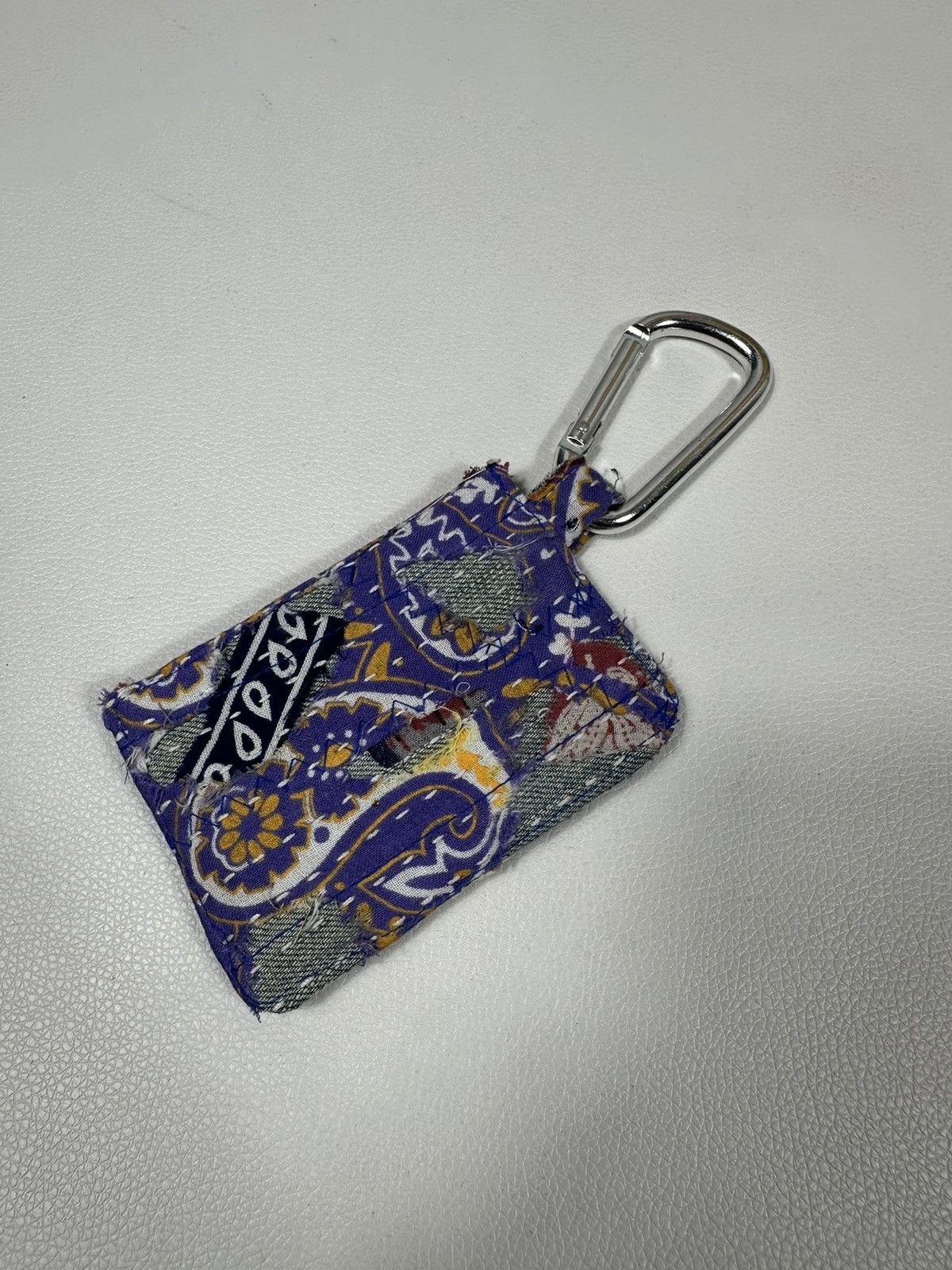 Other Custom Made Distressed Paisley Patchwork Card Holder Size ONE SIZE - 4 Thumbnail