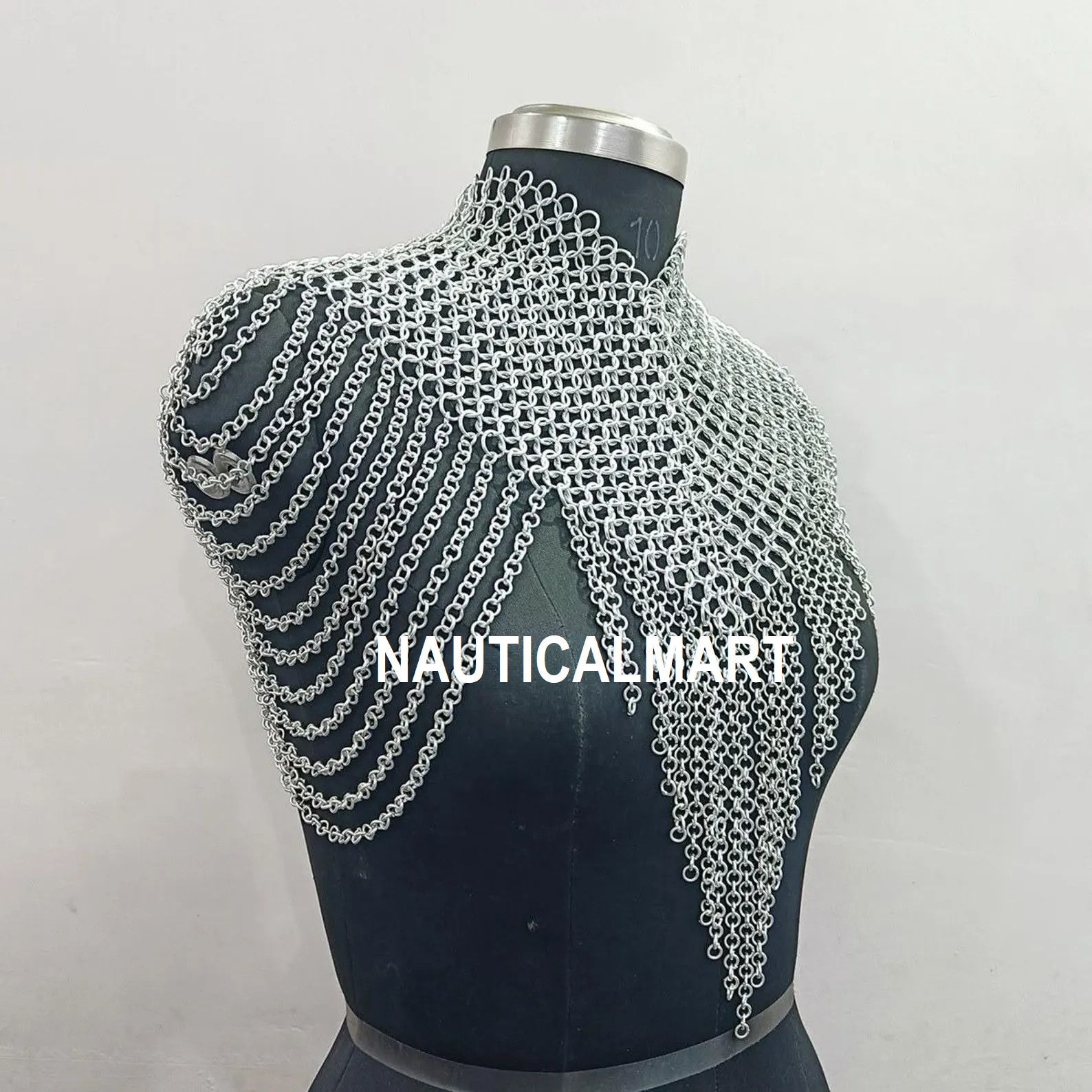 Medieval Handcrafted Aluminum Chainmail Top