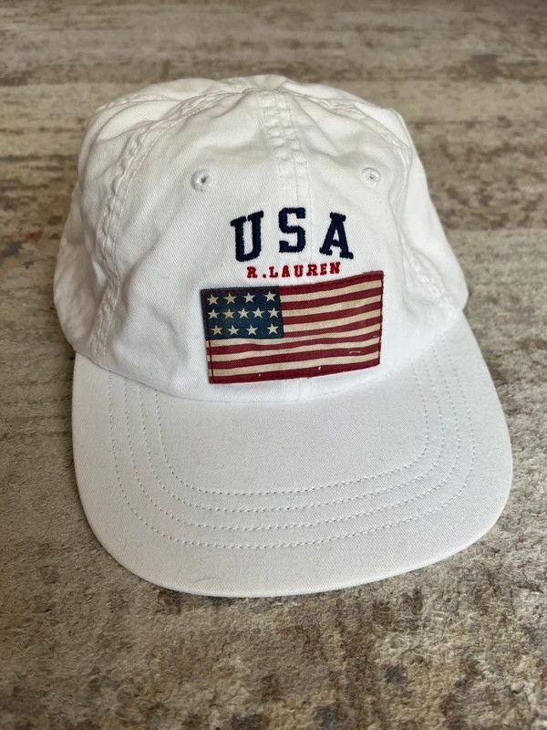 Polo Ralph Lauren Polo Ralph Lauren USA One Size White Rare 2000s Small Pony Size ONE SIZE - 2 Thumbnail