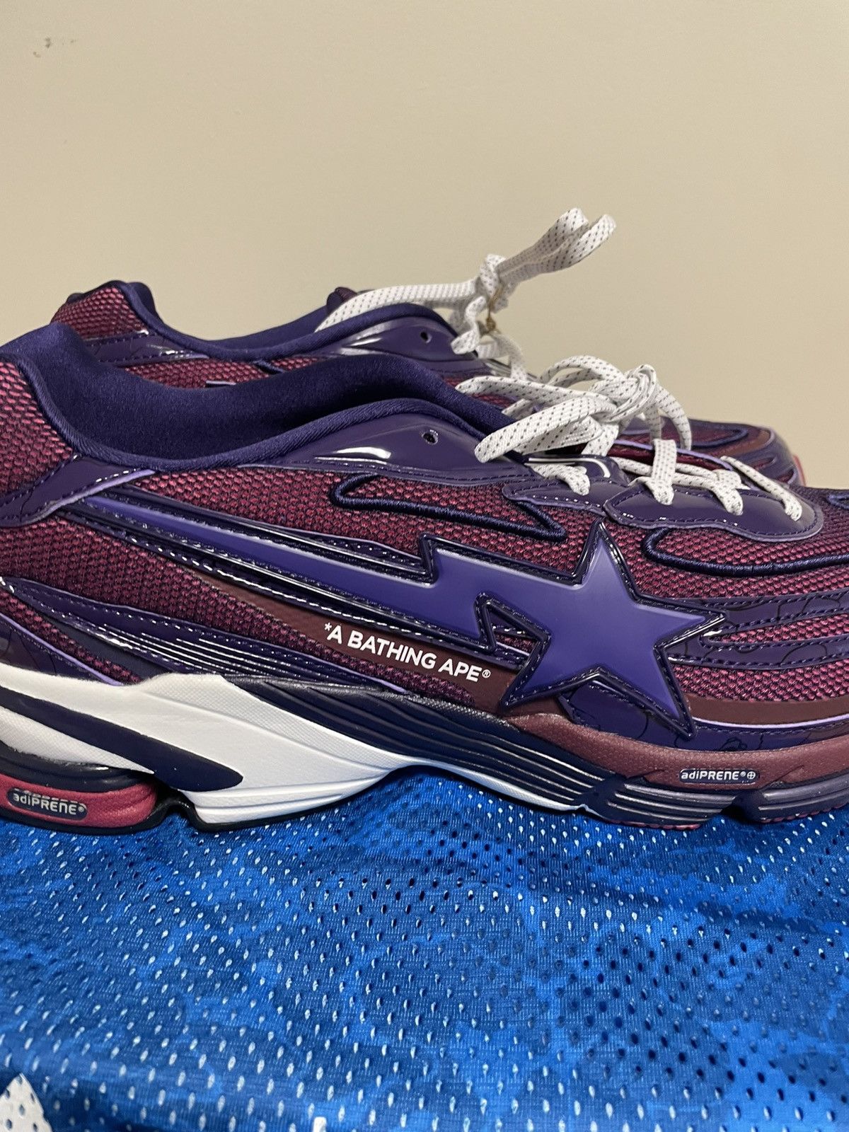 Adidas × Bape Men’s 12.5 Purple Bape Adidas Orketro Dead Stock Size US 12.5 / EU 45-46 - 6 Thumbnail