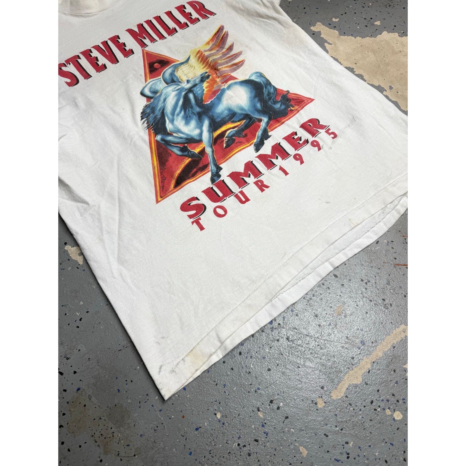 Fruit Of The Loom Vintage 95 Steve Miller Band Tee Size US XL / EU 56 / 4 - 4 Thumbnail