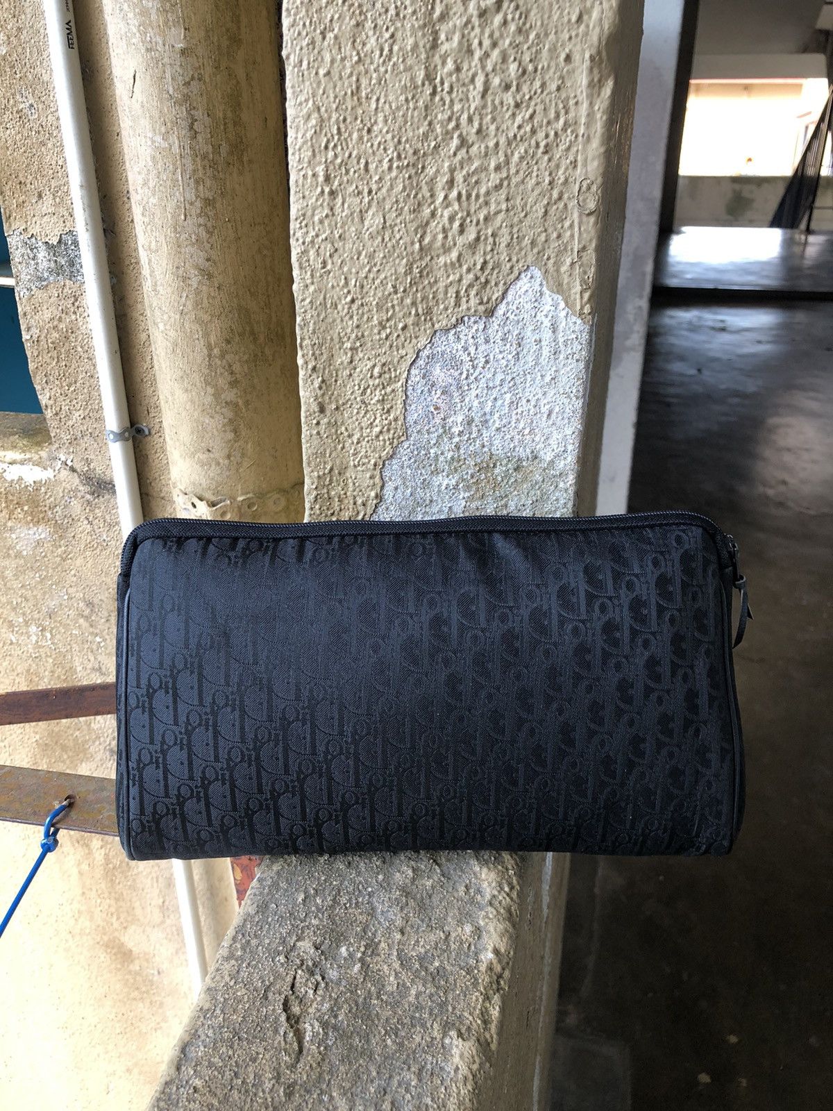 Christian Dior Monsieur Vintage Christian Dior Monogram Clutch Bag Black Size ONE SIZE - 3 Thumbnail