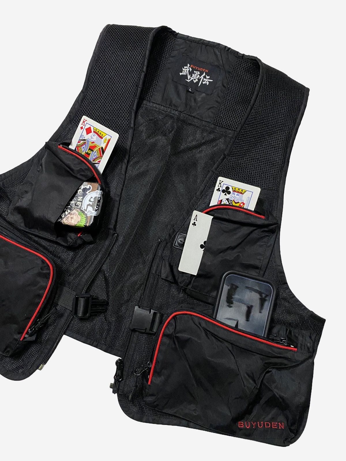Japanese Brand BUYUDEN VEST MULTIPOCKET BLACK Size US M / EU 48-50 / 2 - 6 Thumbnail