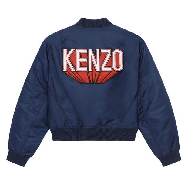 Kenzo o1g2r1mq1024 Bomber Jackets in Navy Size M / US 6-8 / IT 42-44 - 2 Thumbnail