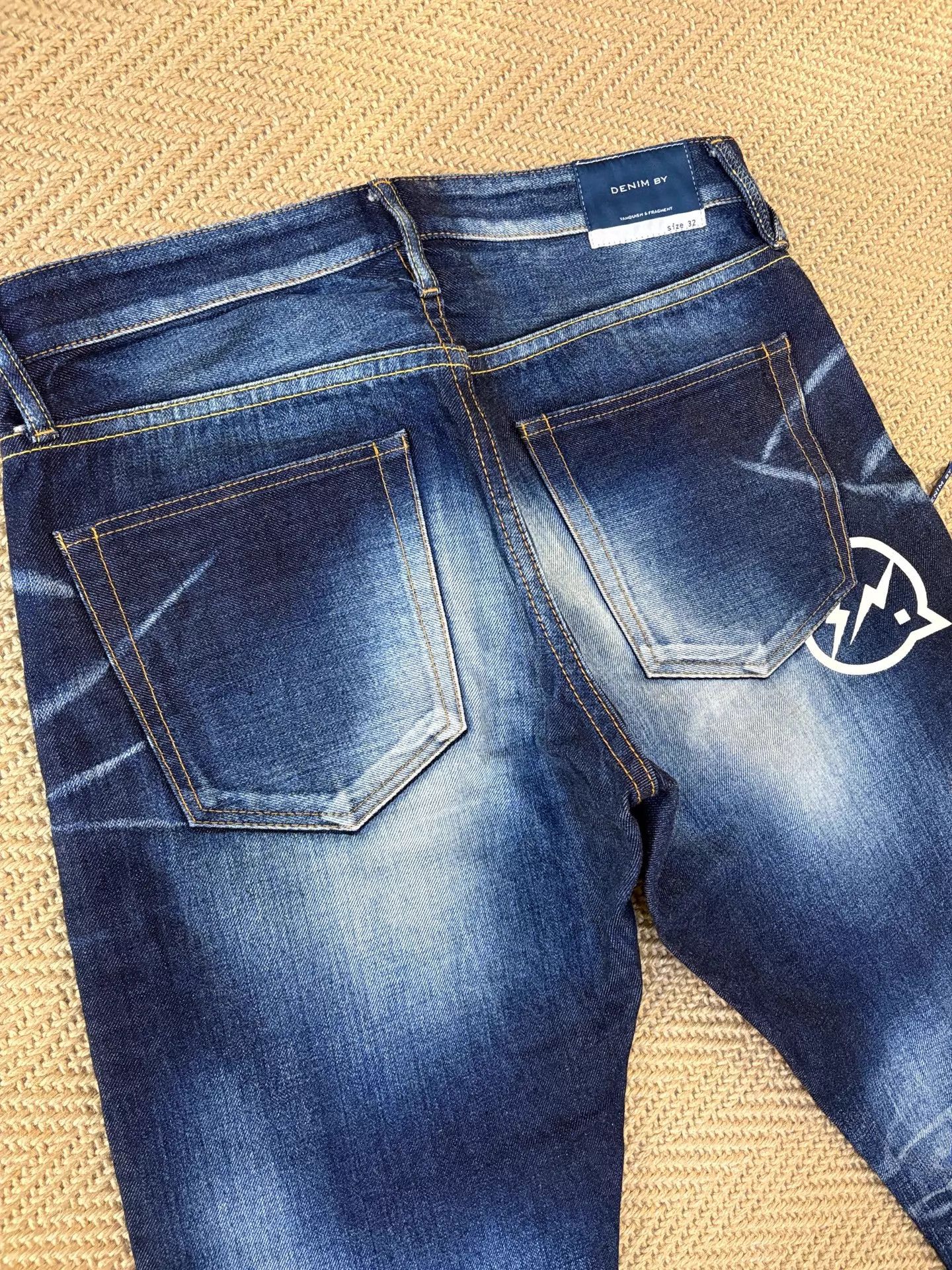 Vanquish VANQUISH x FRAGMENT DENIM Washed Cropped Jeans W32 Size US 32 / EU 48 - 3 Thumbnail