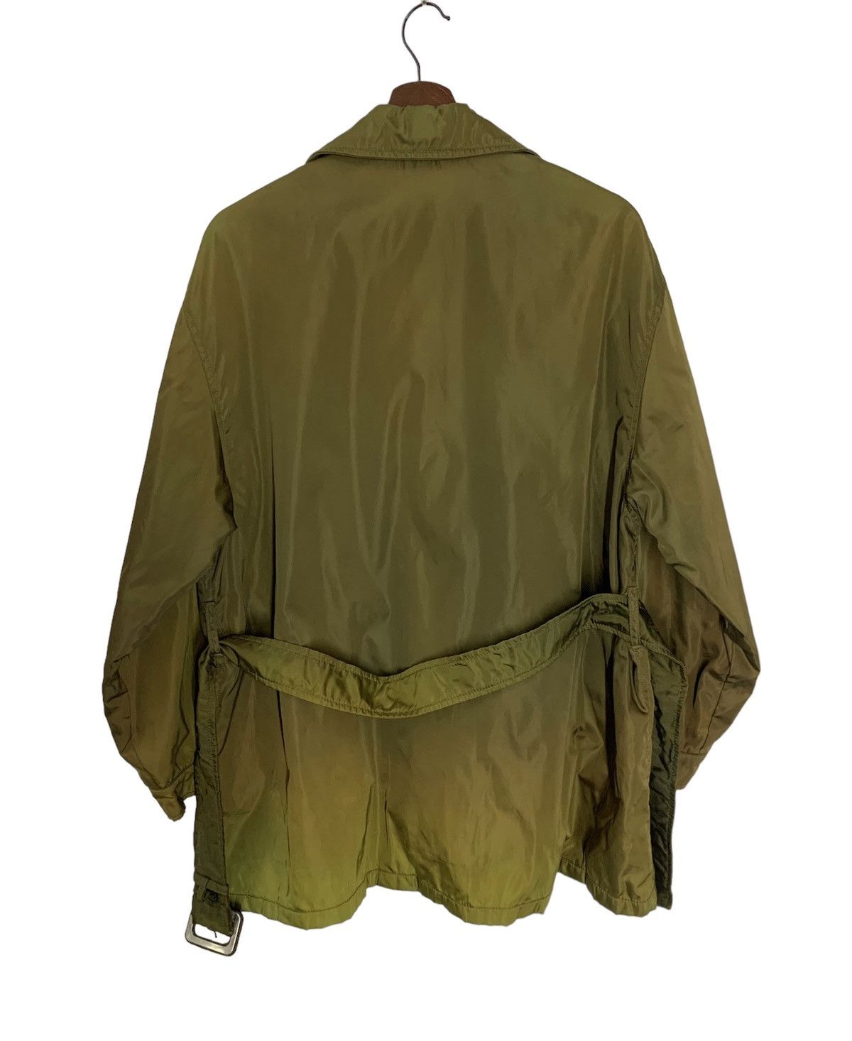 Prada Vintage Nylon Insulated Belted Trench Coat Jacket Size US L / EU 52-54 / 3 - 2 Thumbnail