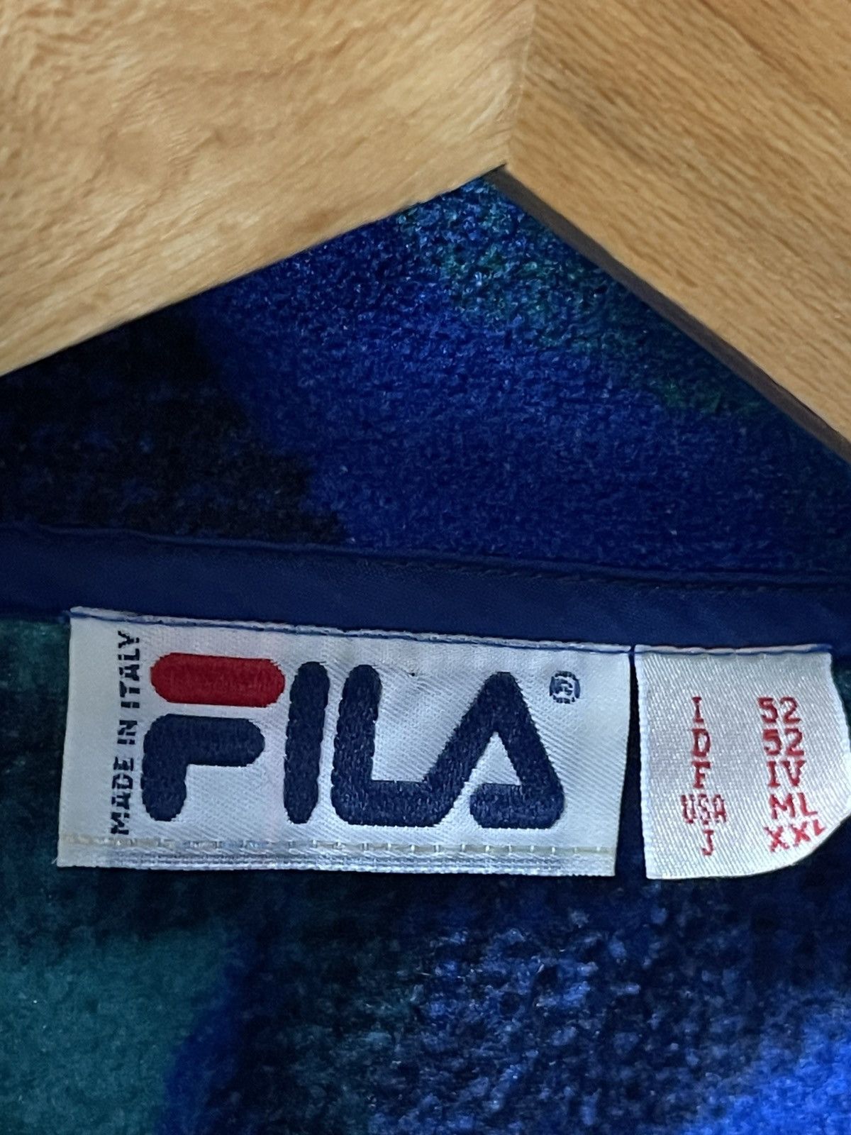 Fila Vintage FILA Camo Fleece Quarter Zip 90s Size US XXL / EU 58 / 5 - 3 Thumbnail